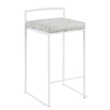 Fuji - Simple Elegance, Contemporary Stackable Counter Stool - Furniture Home Direct