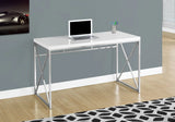 Computer Desk For Home Office, Laptop, Glossy Contemporary & Modern - Furniture Home Direct