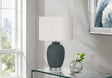 Lighting, Table Lamp, Ceramic, Contemporary - Blue - Furniture Home Direct
