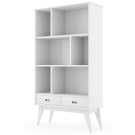 Draper - Mid Century Wide Bookcase And Storage Unit - Furniture Home Direct