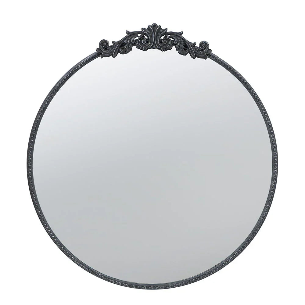 Classic Design Mirror With Baroque Inspired Frame For Bathroom, Entryway Console Lean Against Wall - Furniture Home Direct