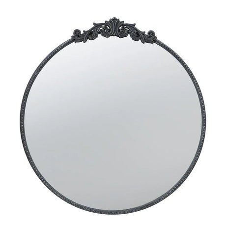 Classic Design Mirror With Baroque Inspired Frame For Bathroom, Entryway Console Lean Against Wall - Furniture Home Direct