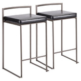 Fuji - Industrial Stackable Counter Stool Elegant Design - Furniture Home Direct
