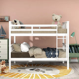 Bunk Bed With Ladder For Bedroom, Guest Room Furniture - Furniture Home Direct