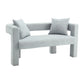 Modern Chenille Loveseat Sofa, Comfy Upholstered 2 Seater - Furniture Home Direct