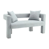 Modern Chenille Loveseat Sofa, Comfy Upholstered 2 Seater - Furniture Home Direct