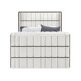 Isaiah - Bed With TV Lift-LED Speakers And Fireplace