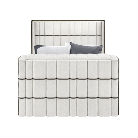 Isaiah - Bed With TV Lift-LED Speakers And Fireplace