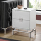 Accent Side Table, Storage Drawer, Modern Design - Furniture Home Direct