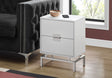 Accent Side Table, Storage Drawer, Modern Design - Furniture Home Direct