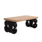 Ornate Scroll Base Coffee Table - Furniture Home Direct