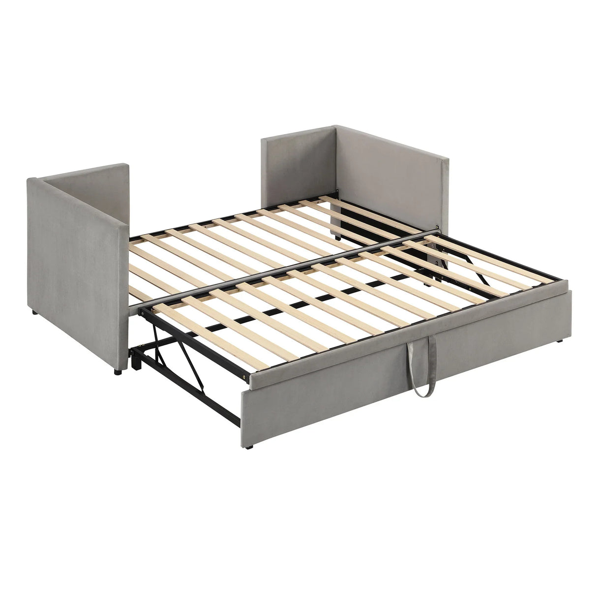 Twin Size Upholstered Daybed With Pop Up Trundle - Furniture Home Direct