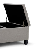 Harrison - Upholstered Coffee Table Storage Ottoman - Furniture Home Direct