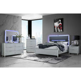 Laura - Chest And Bun Feet - Silver - Furniture Home Direct