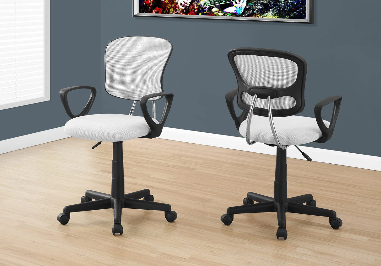 Office Chair, Adjustable Height, Swivel Ergonomic, Armrests, Contemporary - Furniture Home Direct