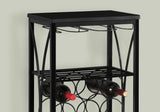 Home Bar, Wine Rack, Transitional - Black - Furniture Home Direct