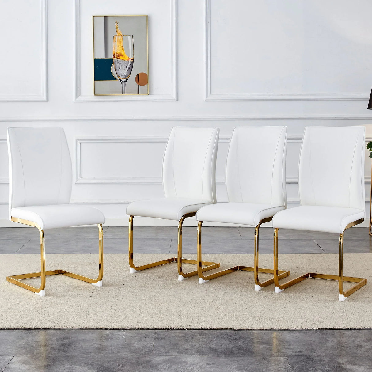 Luxury Simple Arch Chair With Arched Leg - Furniture Home Direct