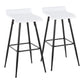 Ale - Contemporary Fixed-Height Bar Stool (Set of 2) - Furniture Home Direct