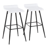 Ale - Contemporary Fixed-Height Bar Stool (Set of 2) - Furniture Home Direct