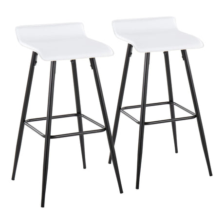 Ale - Contemporary Fixed-Height Bar Stool (Set of 2) - Furniture Home Direct