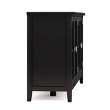 Artisan - Handcrafted Wide 4 Door Storage Cabinet - Furniture Home Direct