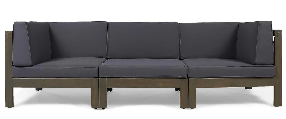 Outdoor Patio Sofa - Dark Gray - Furniture Home Direct