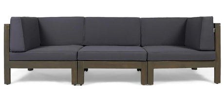 Outdoor Patio Sofa - Dark Gray - Furniture Home Direct