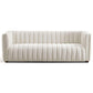 April - Mid-Century Modern Luxury Tight Back Boucle Couch - Furniture Home Direct