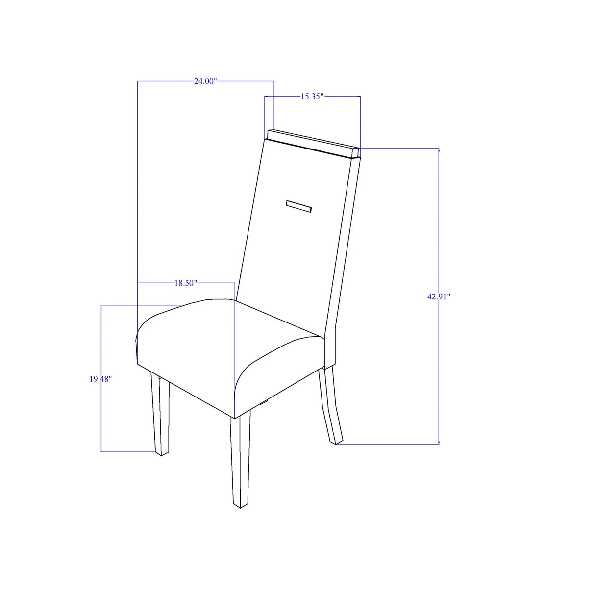 Moon - Dining Chairs (Set of 2) - Gray - Furniture Home Direct