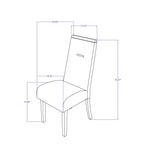 Moon - Dining Chairs (Set of 2) - Gray - Furniture Home Direct