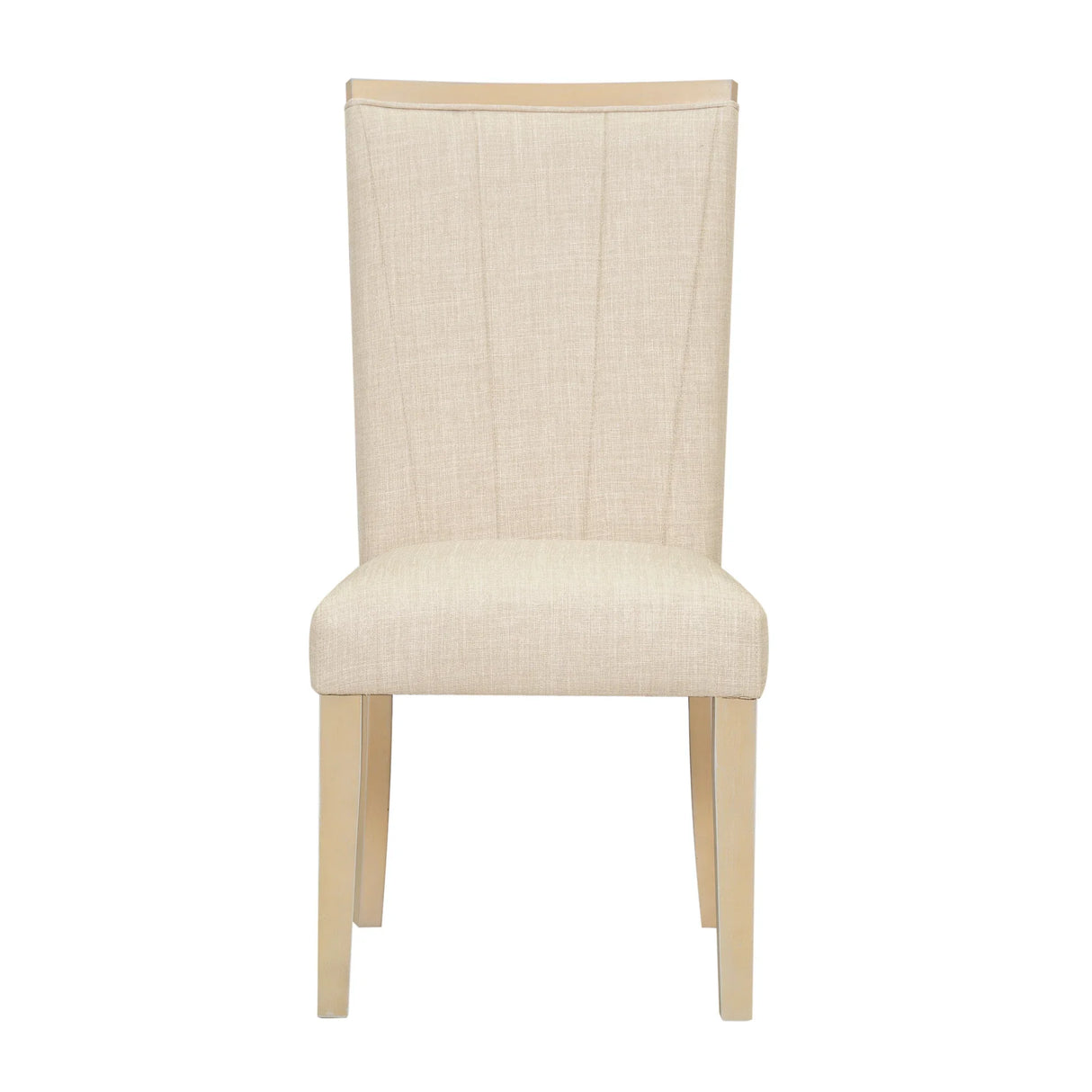 Dining Set Extendable Pedestal Table Bench And Chairs Beige - Furniture Home Direct