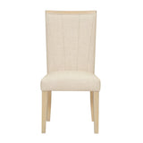 Dining Set Extendable Pedestal Table Bench And Chairs Beige - Furniture Home Direct