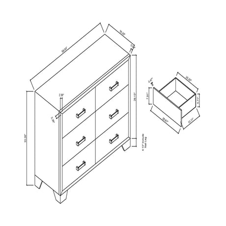 Omoda - Dresser - White - Furniture Home Direct