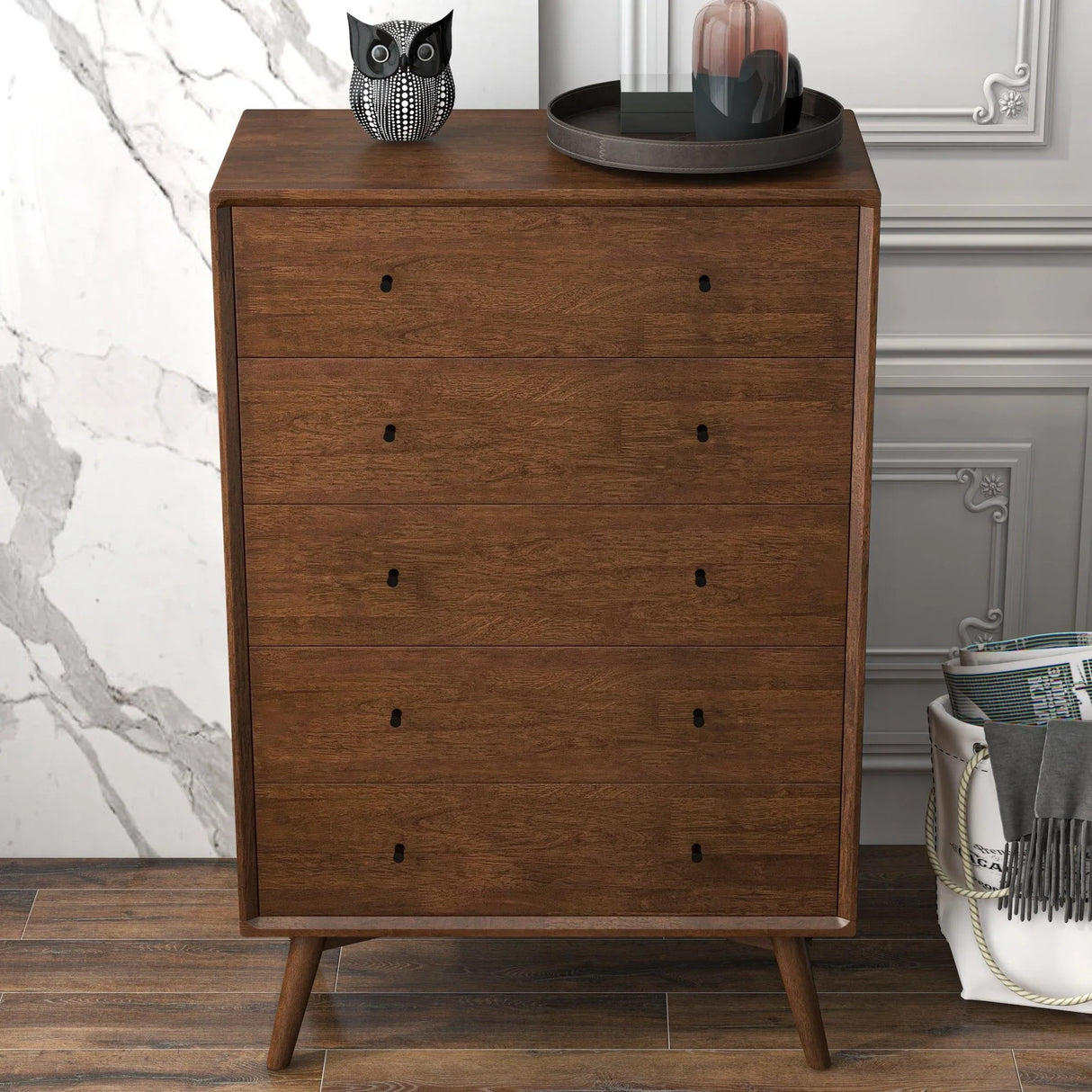 Caroline - Mid-Century, Modern Dresser - Furniture Home Direct