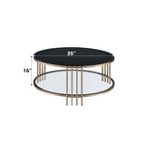 Abisha - Sintered Stone Top Round Table - Furniture Home Direct