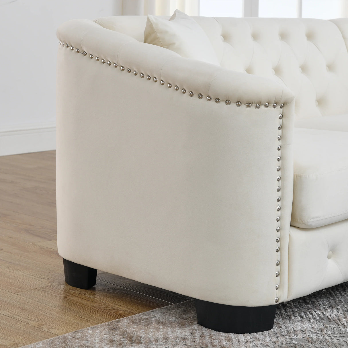 Sofa And Loveseat - Beige - Furniture Home Direct