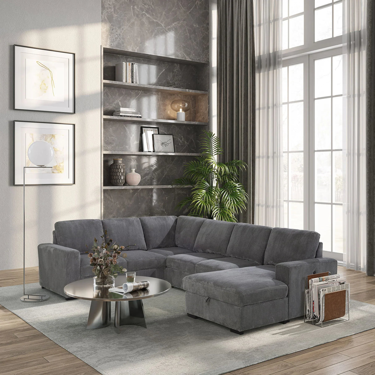 Melody - Sectional Sofa With Plush Cushioning - Furniture Home Direct