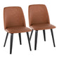 Toriano - Contemporary Dining Chair (Set of 2) - Furniture Home Direct