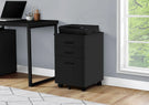 File Cabinet, Rolling Mobile, Storage Drawers, Printer Stand, Office, Work, Contemporary, Modern - Furniture Home Direct