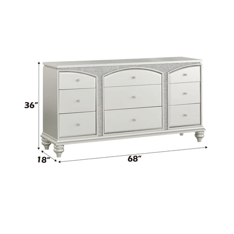 Maverick - Dresser - Silver - Furniture Home Direct