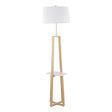 Cosmo - Shelf Contemporary / Glam Floor Lamp - Furniture Home Direct