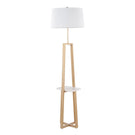 Cosmo - Shelf Contemporary / Glam Floor Lamp - Furniture Home Direct