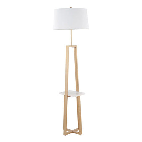 Cosmo - Shelf Contemporary / Glam Floor Lamp - Furniture Home Direct