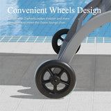 Outdoor Chaise Lounges With Adjustable Backrests Khaki - Furniture Home Direct