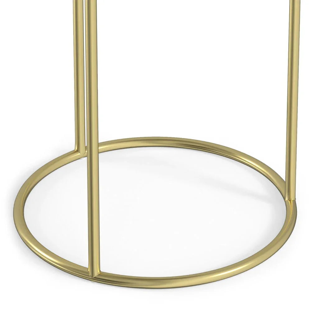 Ashley - 2 Piece Nesting Table - Gold - Furniture Home Direct