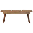 Larissa - Triple Accent Cane Bench - Beige - Furniture Home Direct