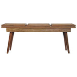 Larissa - Triple Accent Cane Bench - Beige - Furniture Home Direct