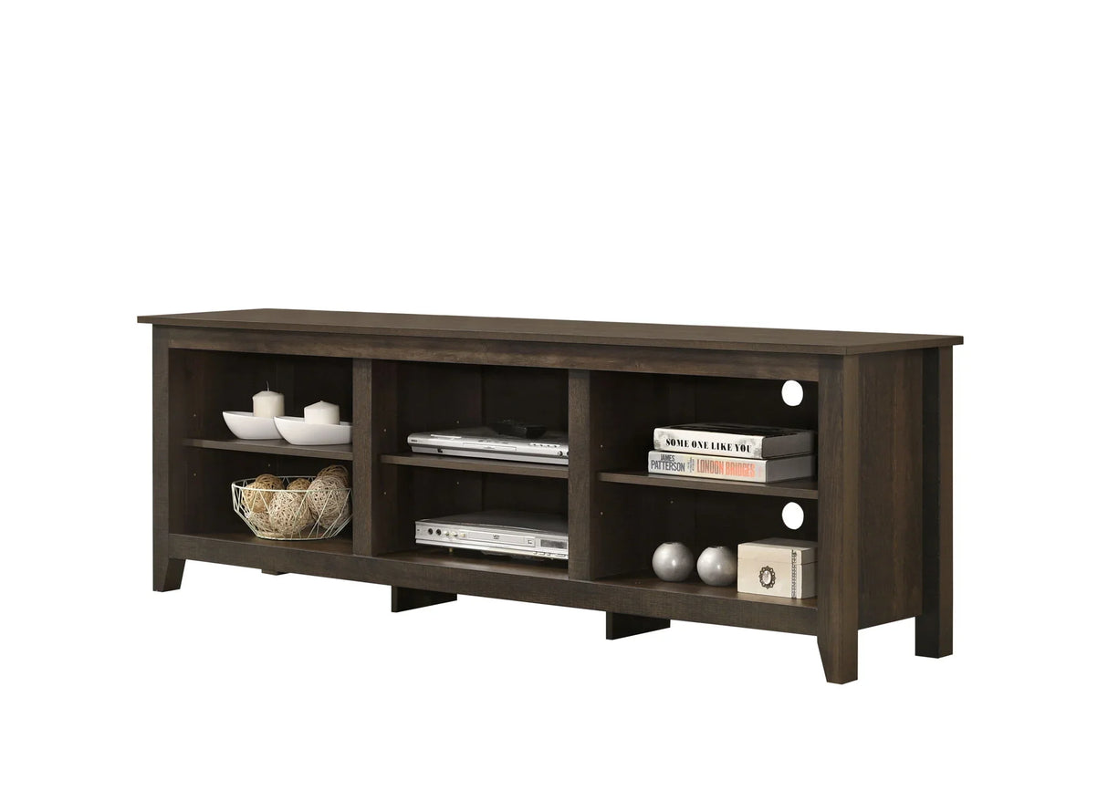 Benito - TV Stand With Open Shelves And Cable Management - Furniture Home Direct