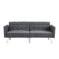 Futon Sofa Bed Convertible Folding Lounge Couch, Armrests - Furniture Home Direct