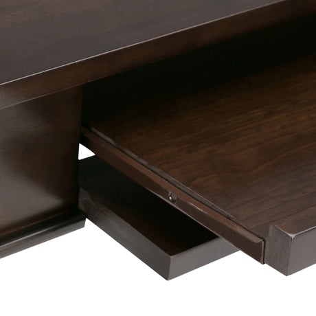 Carlton - Home Office Desk - Dark Tobacco Brown - Furniture Home Direct